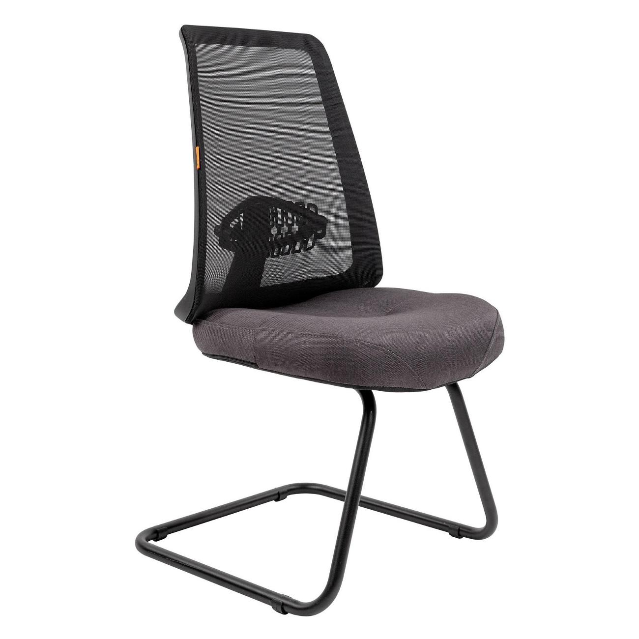 Стул-кресло Chairman 535 V ткань/сетка черный/серый