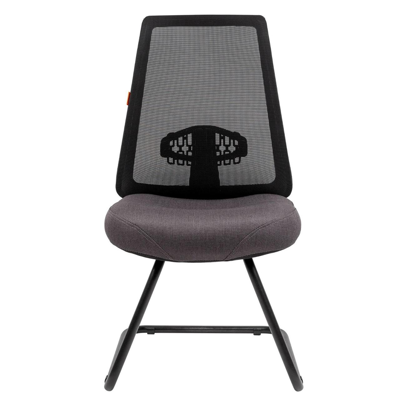 Стул-кресло Chairman 535 V ткань/сетка черный/серый