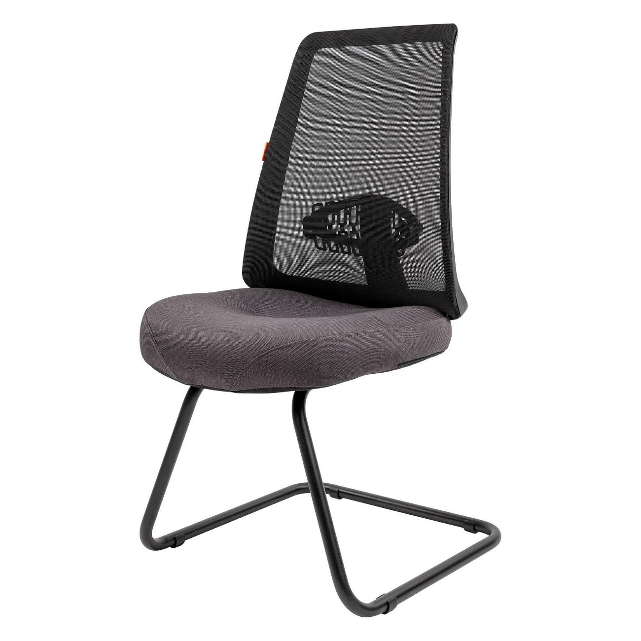 Стул-кресло Chairman 535 V ткань/сетка черный/серый