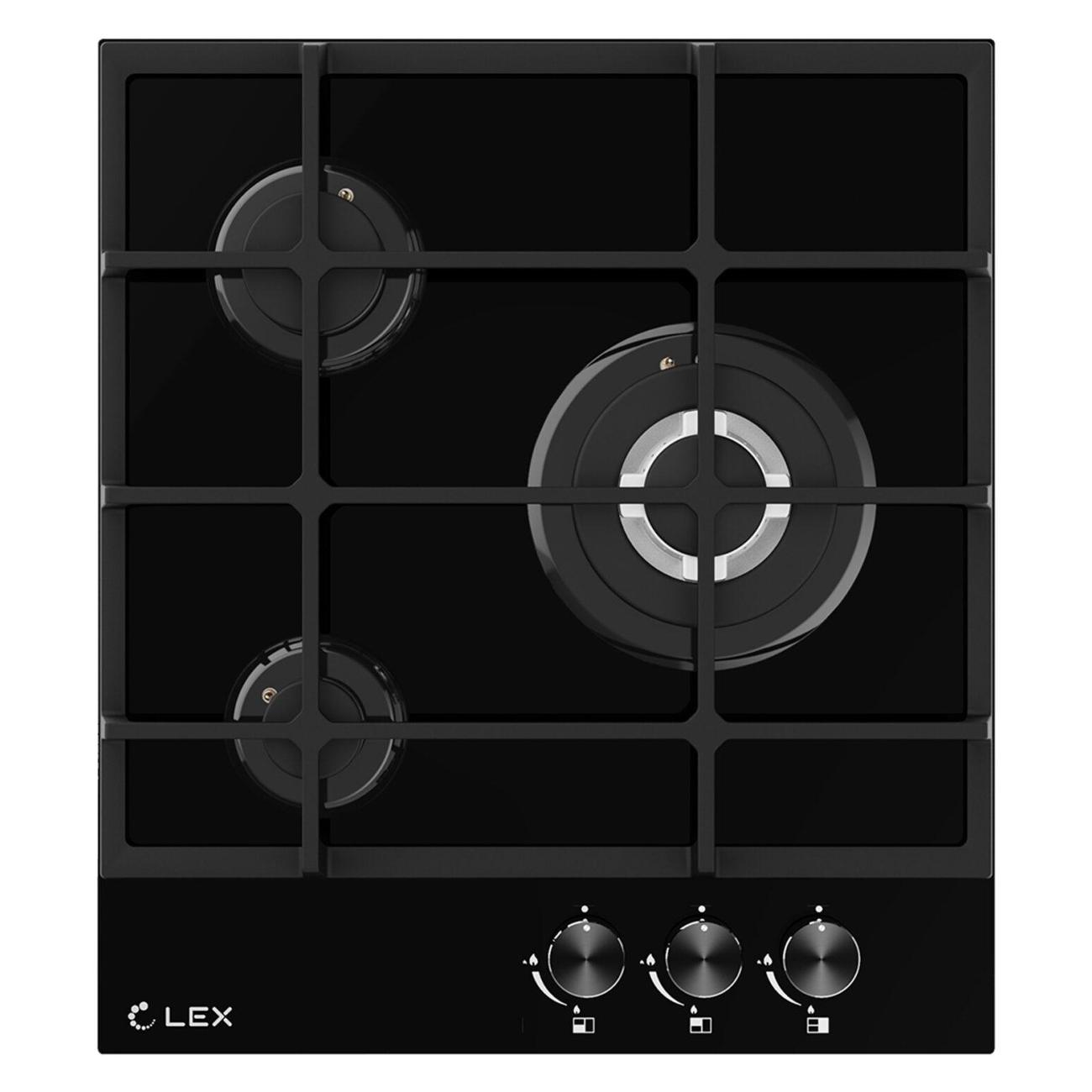 Встраиваемая газовая панель независимая LEX GVG 431 BBL