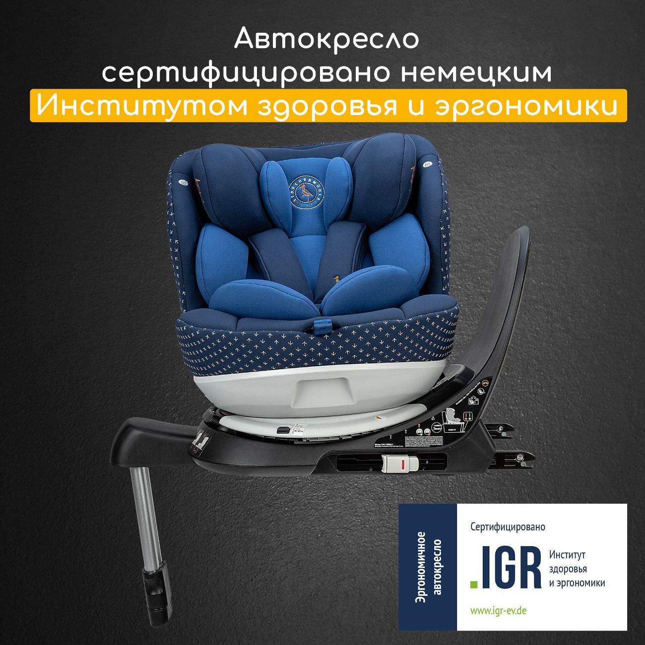 Детское автокресло Storchenmuhle Niki Complete Iris, синий