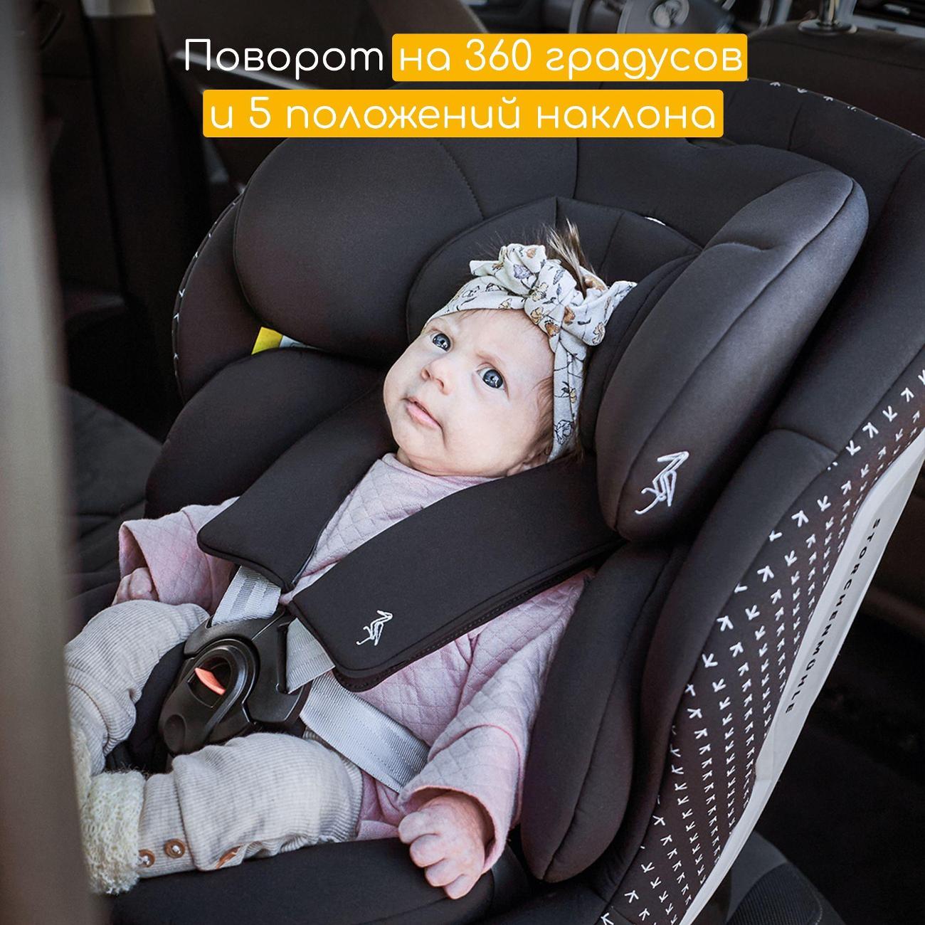 Детское автокресло Storchenmuhle Niki Complete Onyx, черный