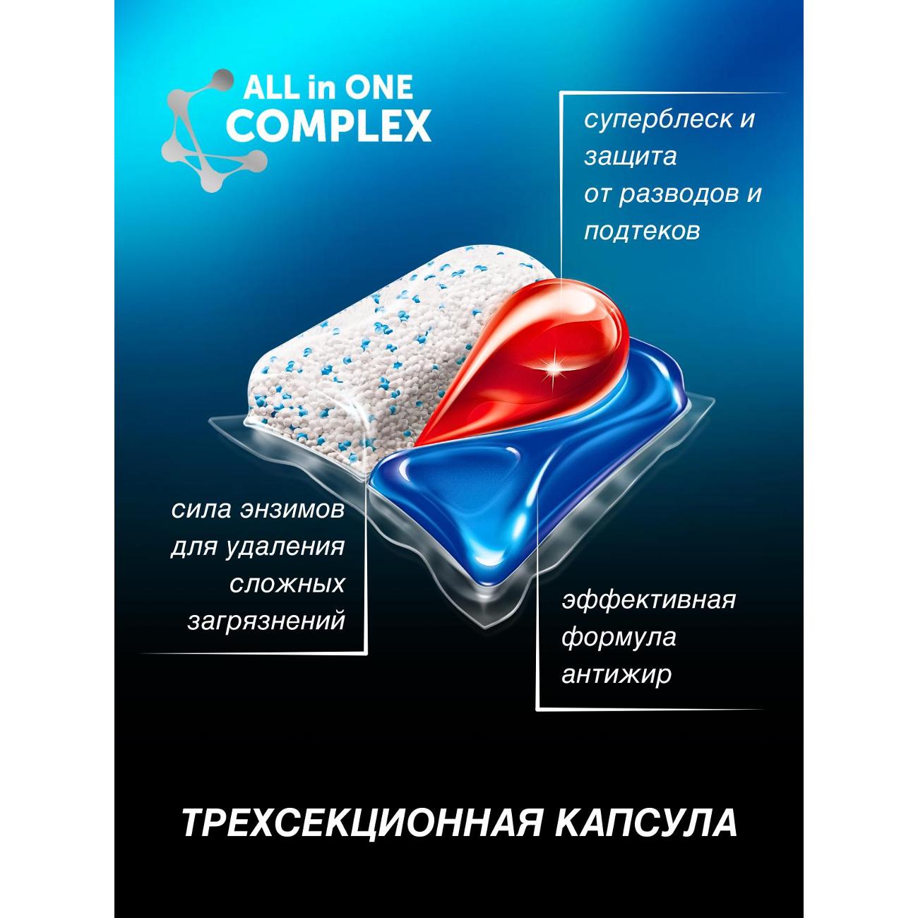 Моющее средство для посудомоечной машины Eclips Prime, 60 шт.