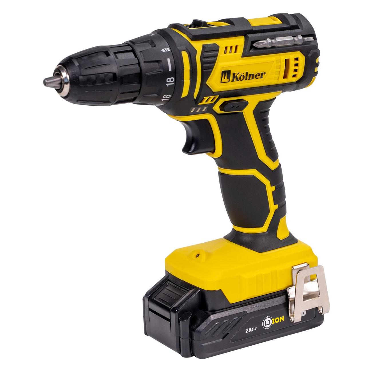 Шуруповерт аккумуляторный Kolner KCD 16-2L