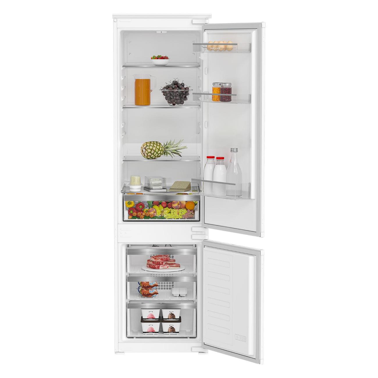 Встраиваемый холодильник комби Hotpoint HBH 20 белый фото