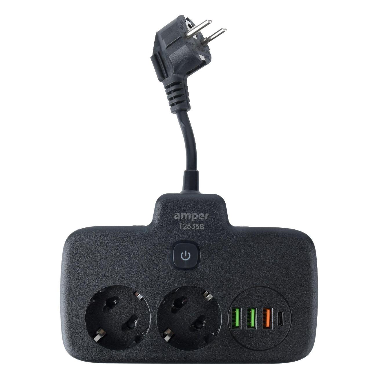 Удлинитель Amper T2535B