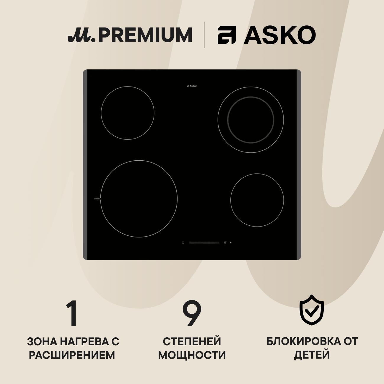 Встраиваемая электрическая панель Премиум Asko HCL614G