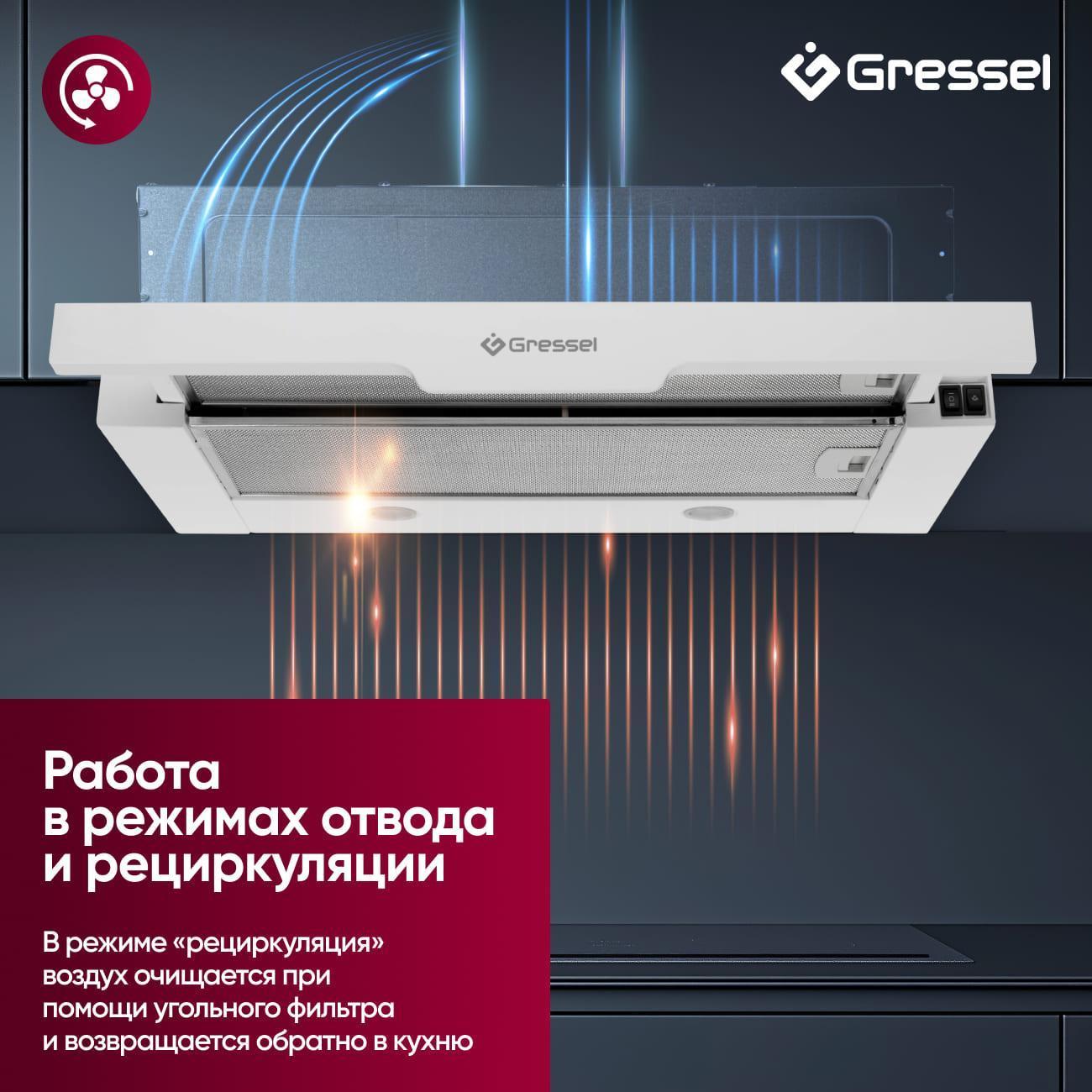 Вытяжка Gressel GR61W