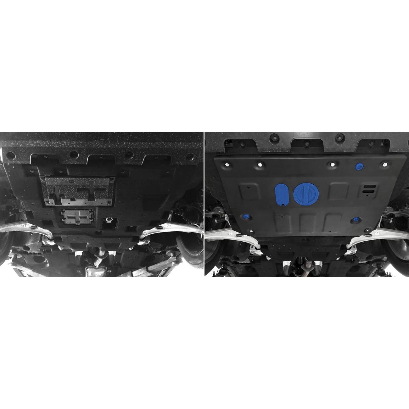 Защита картера Rival для Hongqi HS3 2024-н.в., рынок РФ (111.8020.1)