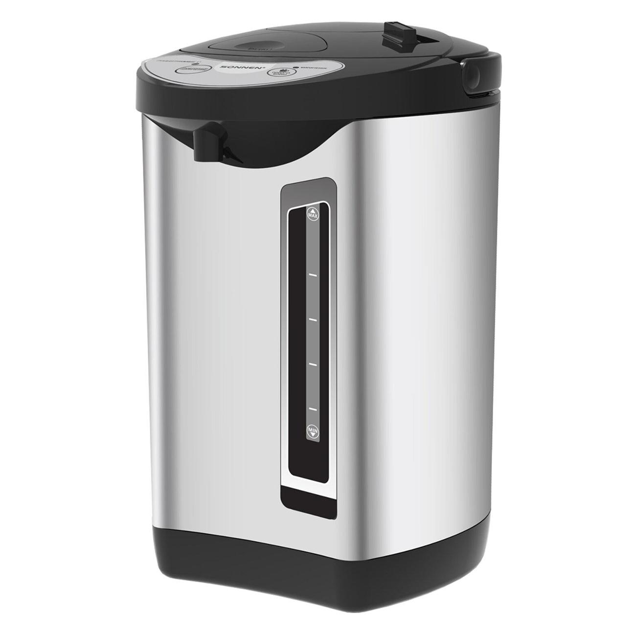 Термопот Sonnen TP-60, 6 л черный/ серебристый