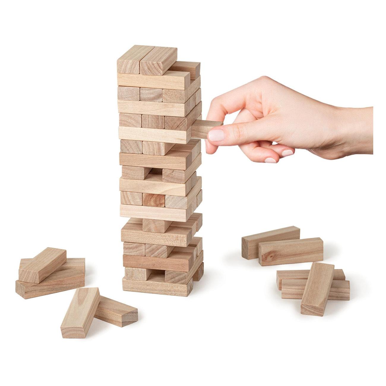 Игра настольная Brauberg Башня. 54 блока