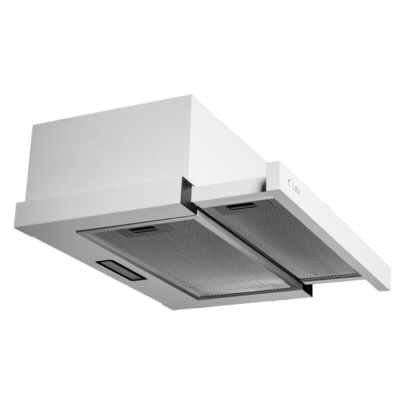 Вытяжка полностью встраиваемая LEX Hide 600 White