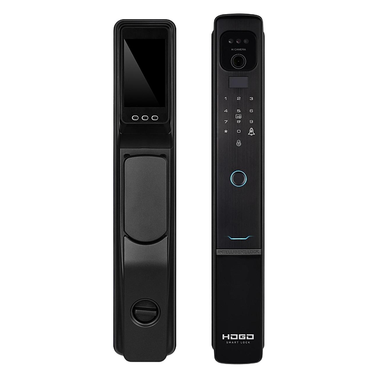 Электронные замки HOGO V05 Face ID, PIN-код, отпечаток пальца, карта доступа или стикер для смартфона