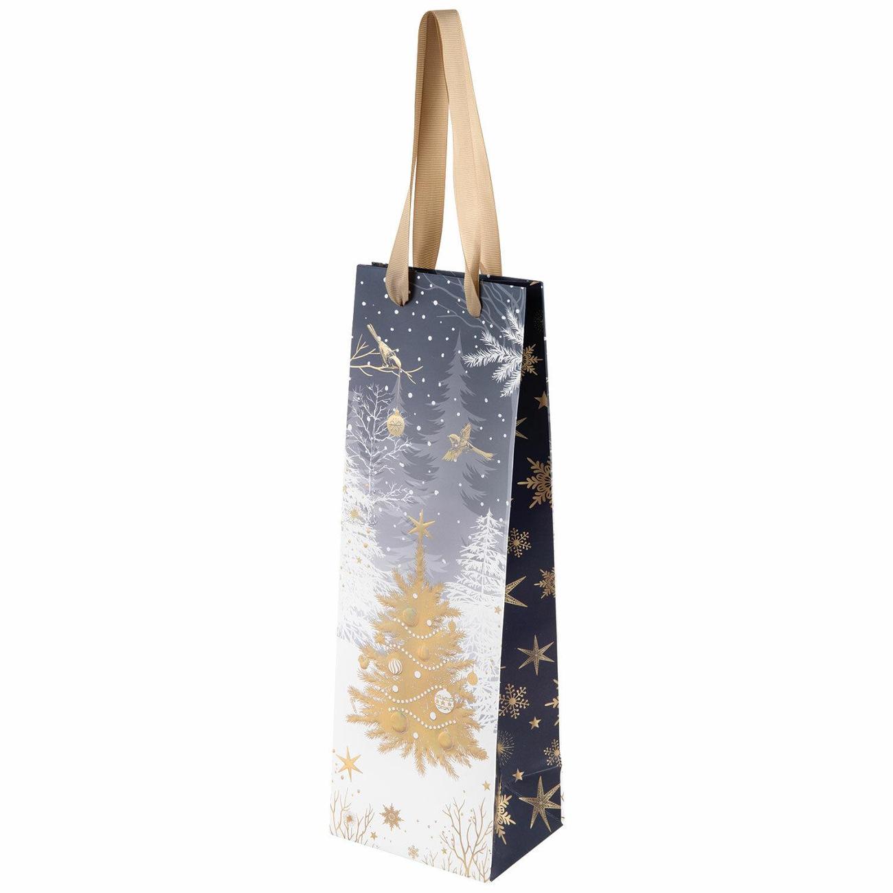 Пакет Золотая сказка НАБОР 4шт 13x36x9см "Bottle"