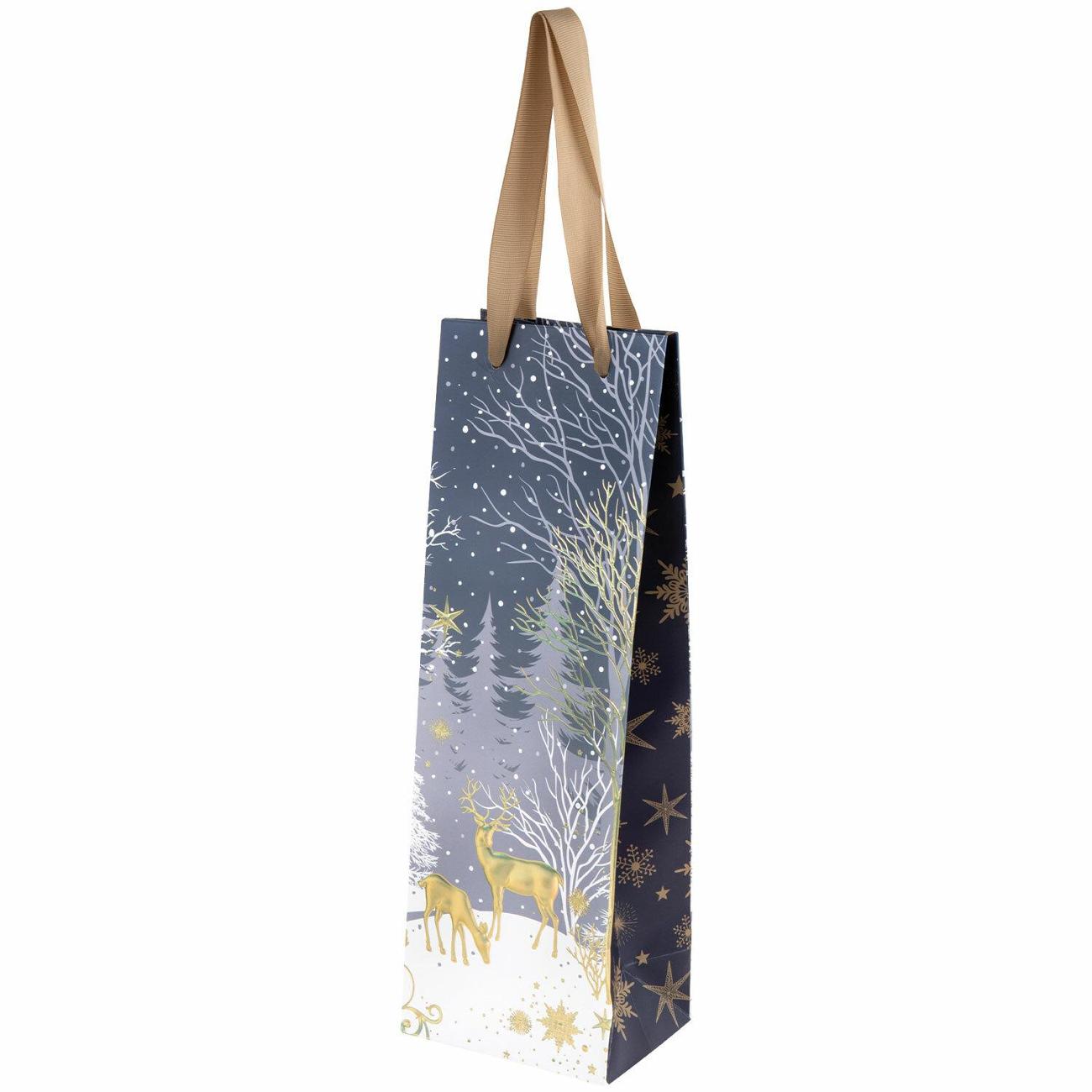 Пакет Золотая сказка НАБОР 4шт 13x36x9см "Bottle"