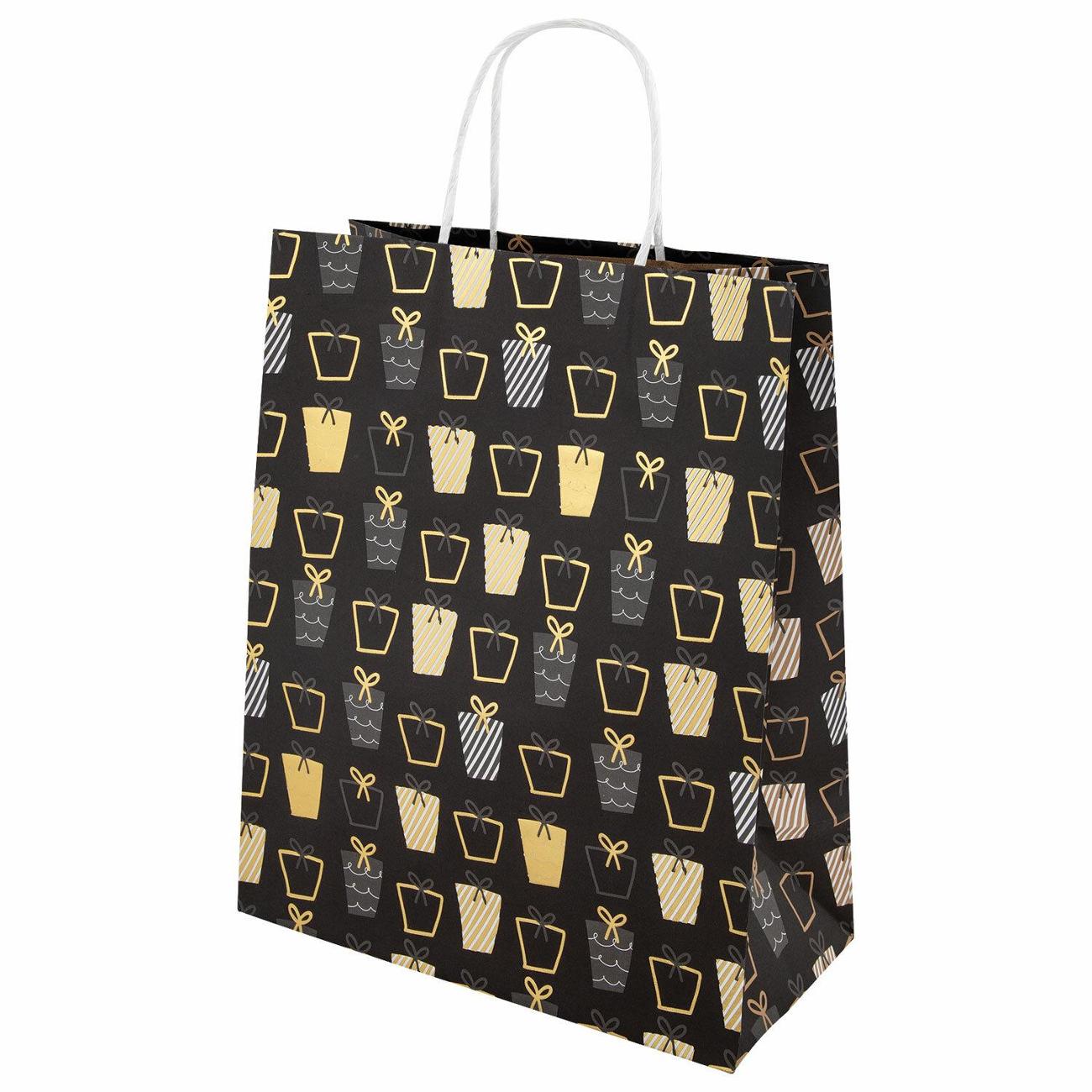 Пакет Золотая сказка НАБОР 4шт 26x32x13см "Kraft Large"