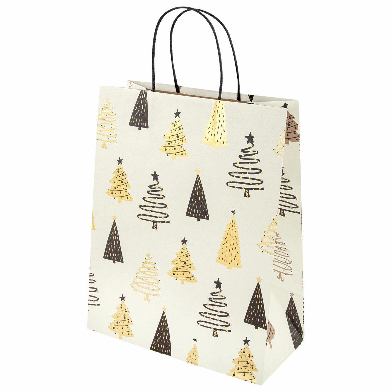 Пакет Золотая сказка НАБОР 4шт 26x32x13см "Kraft Large"