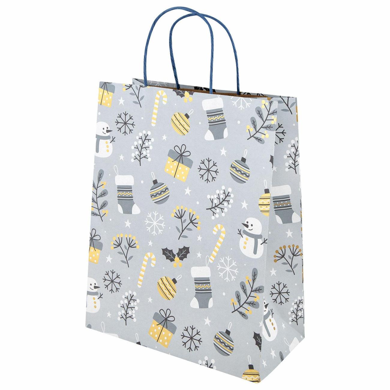 Пакет Золотая сказка НАБОР 4шт 26x32x13см "Kraft Large"