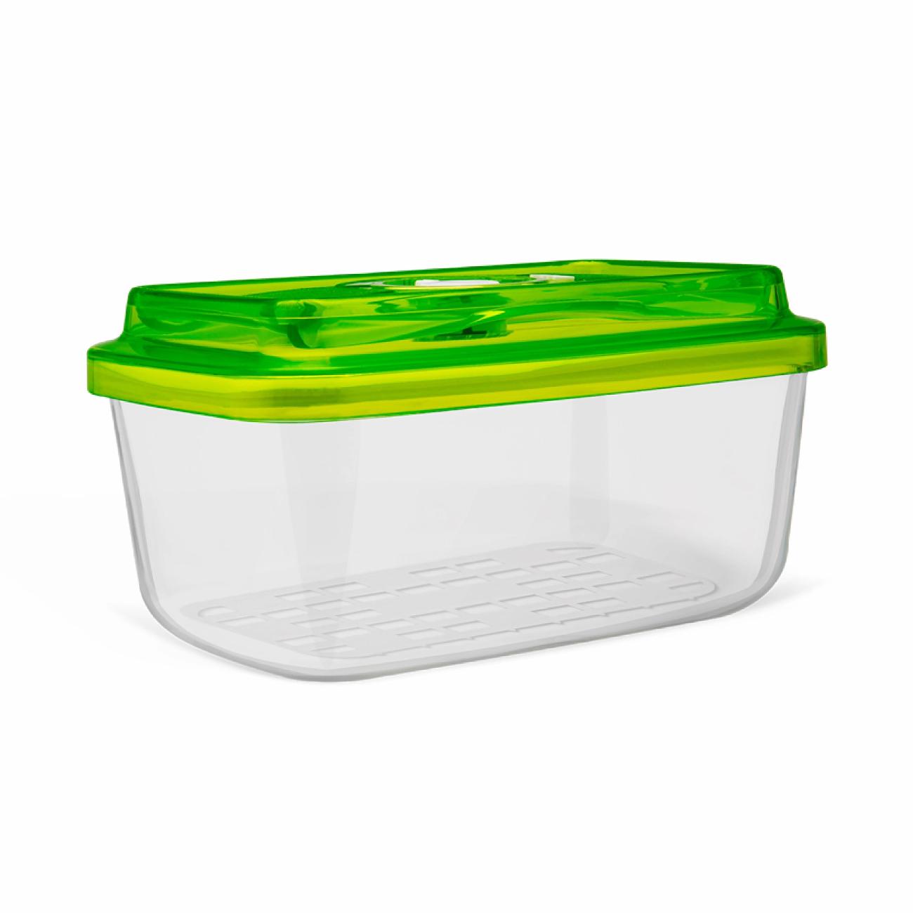 Контейнер для вакуумного упаковщика Zepter прямоугольный средний 12x20x8 см - 1,5 л