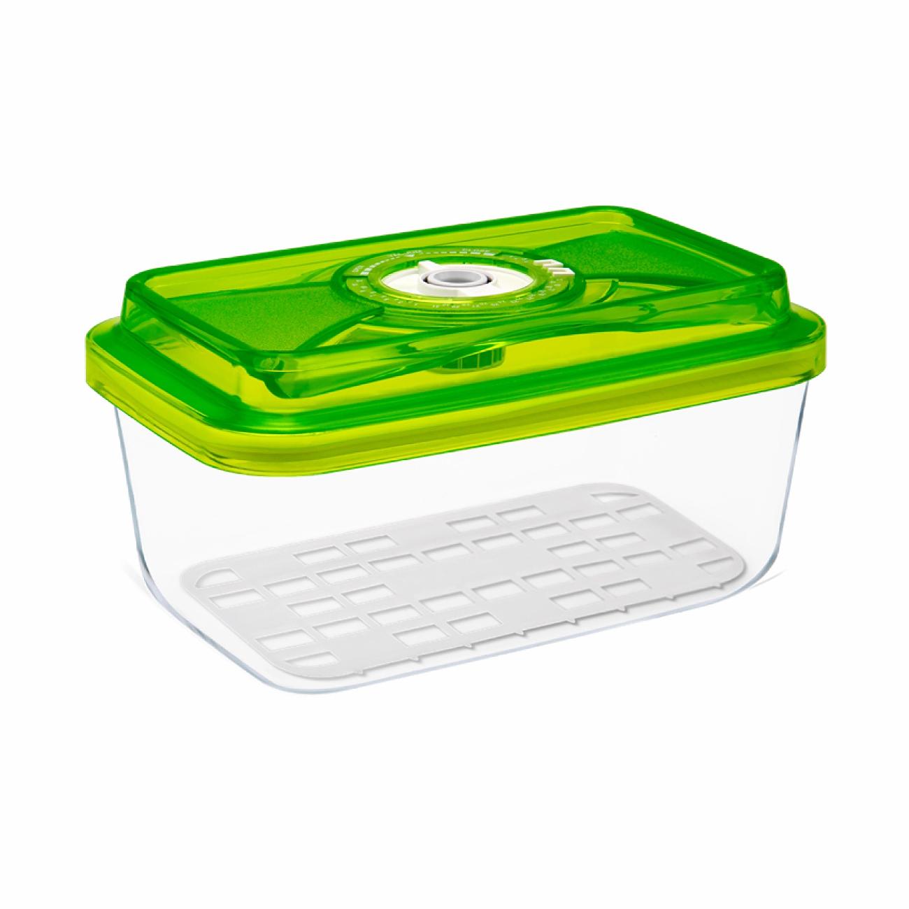 Контейнер для вакуумного упаковщика Zepter прямоугольный средний 12x20x8 см - 1,5 л