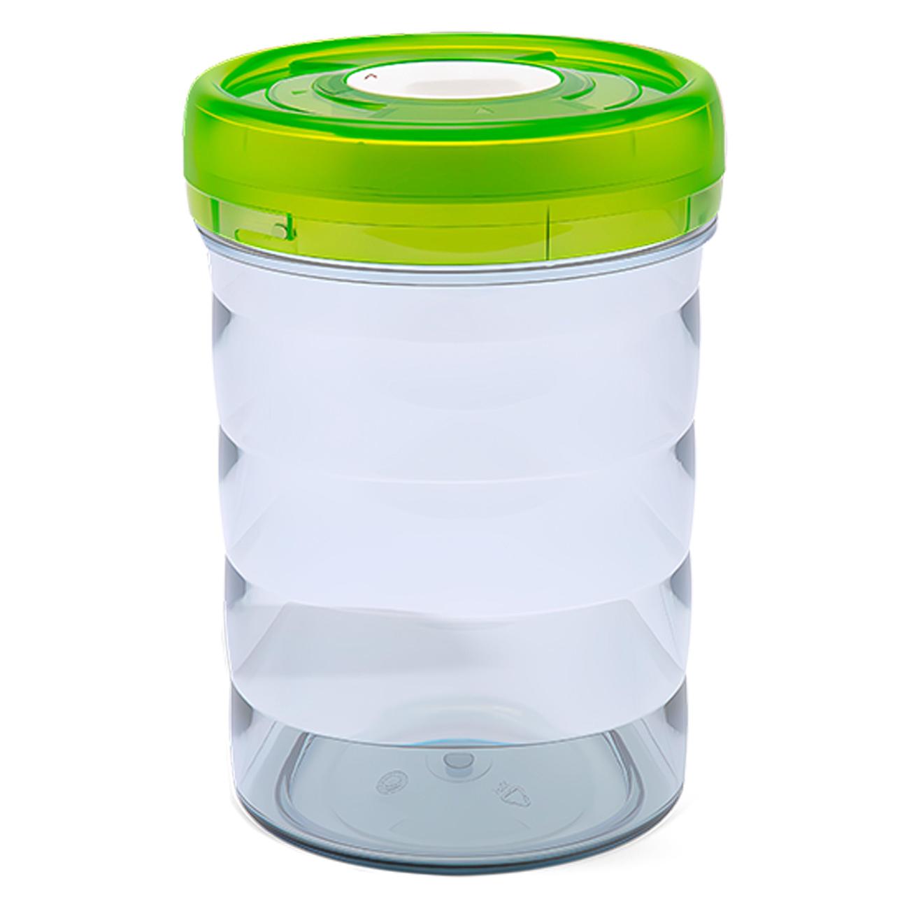 Контейнер для вакуумного упаковщика Zepter большой пластиковый, d 13,5, h 19,5, 1,9л