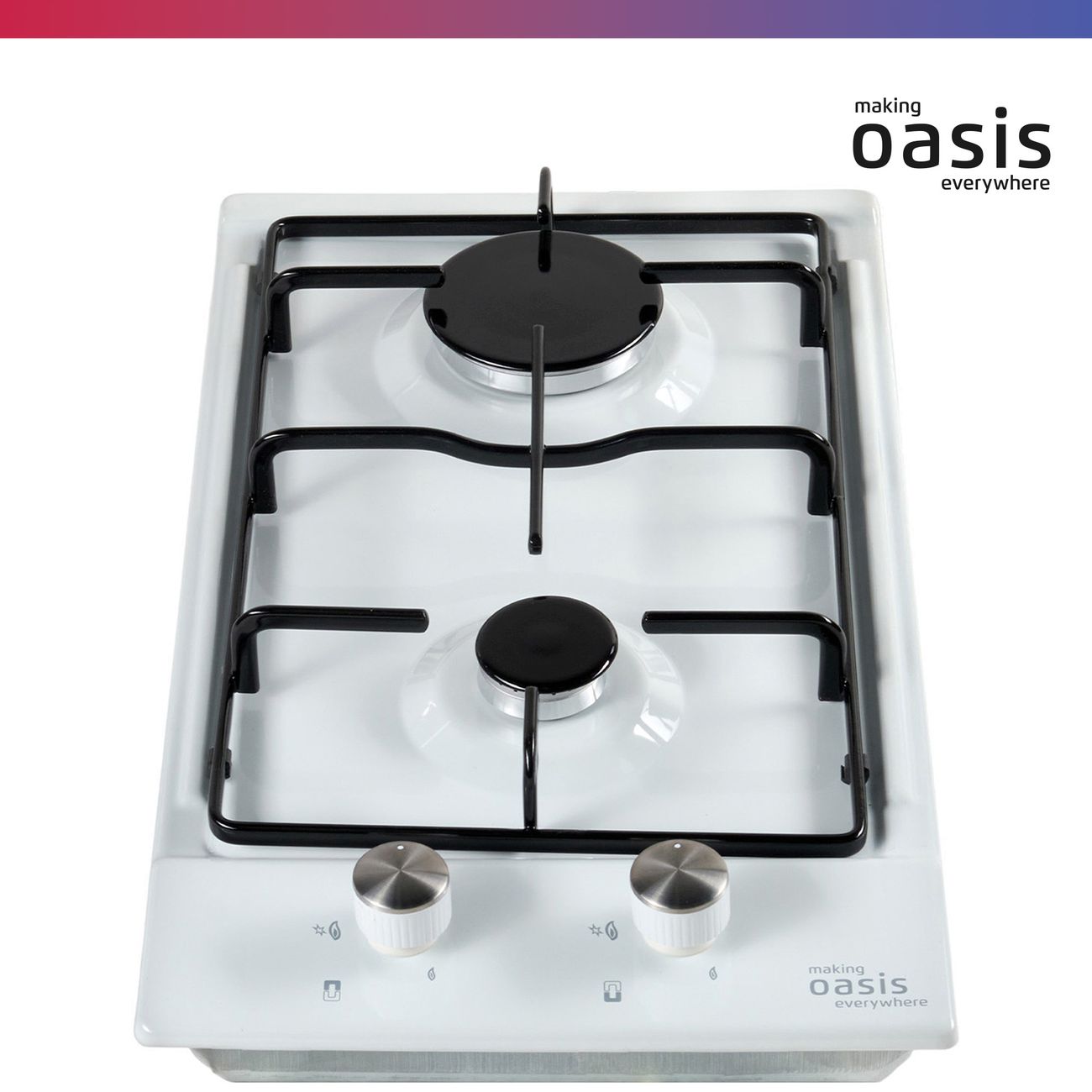 Встраиваемая газовая панель независимая Oasis P-MEWGD