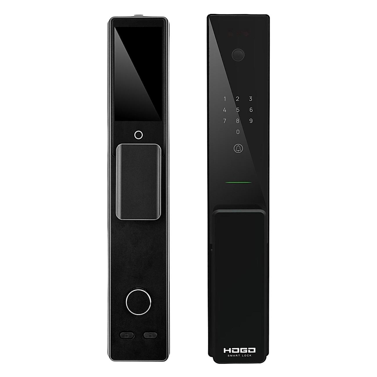 Умный электронный замок ХОГО V07 Face ID, PIN-код, отпечаток пальца, карта доступа или стикер для смартфона