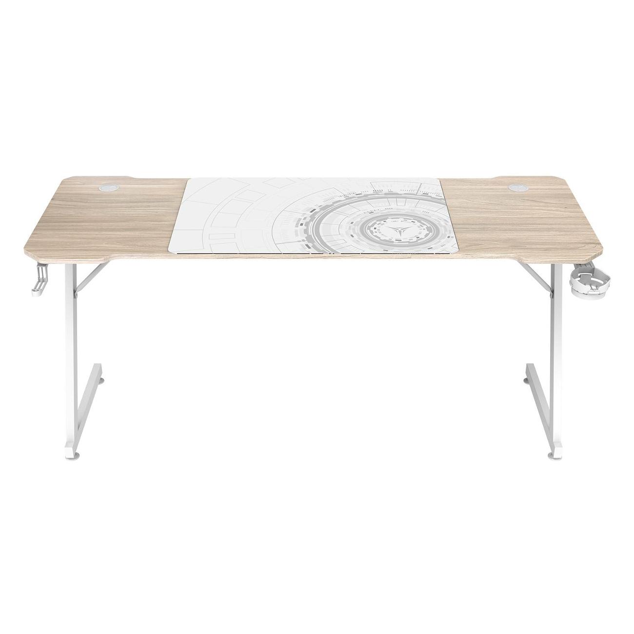 Стол компьютерный игровой ZONE 51 TRINE 160 Wood/White Z51-T6N-WD