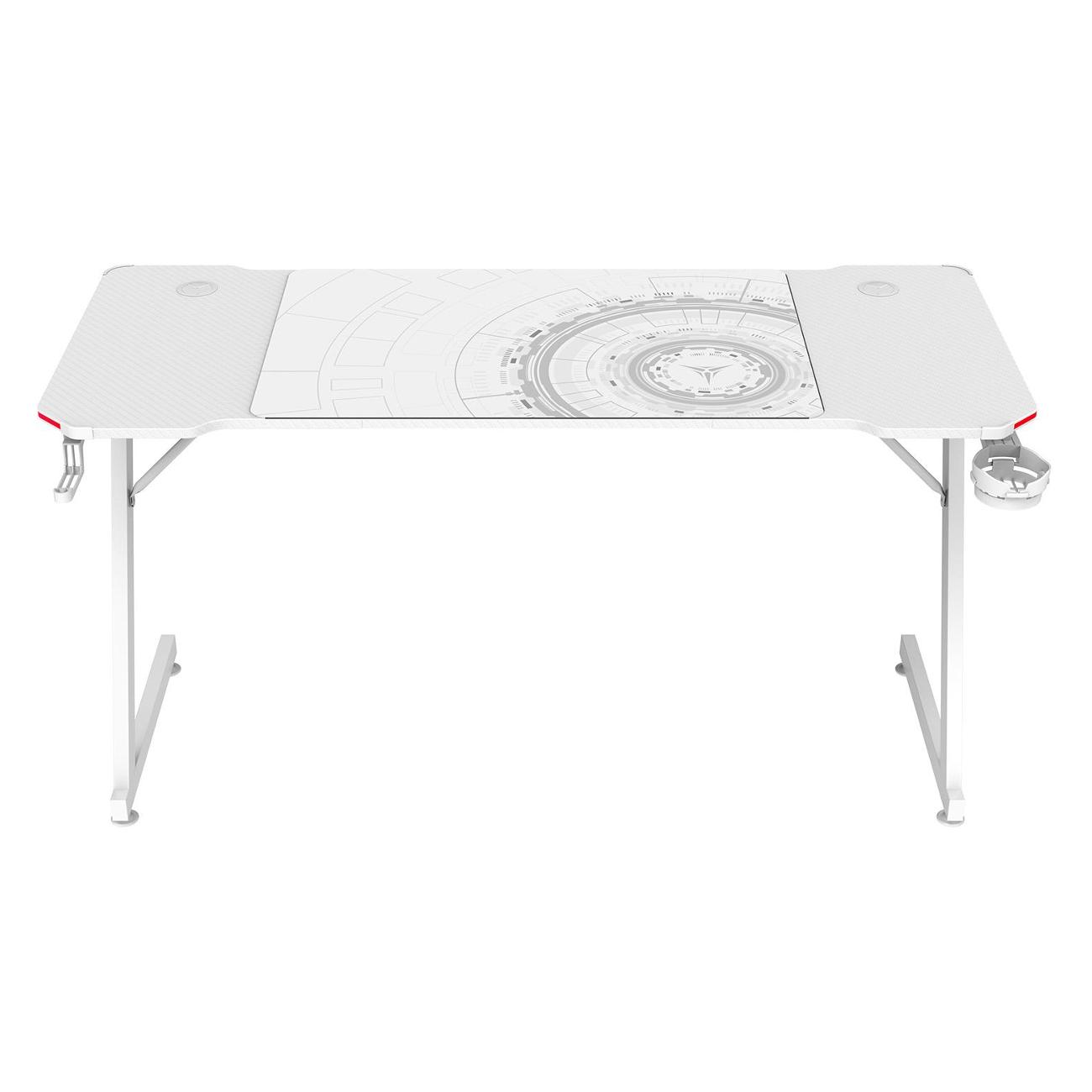 Стол компьютерный игровой ZONE 51 TRINE 140 RGB White Z51-T4R-WH