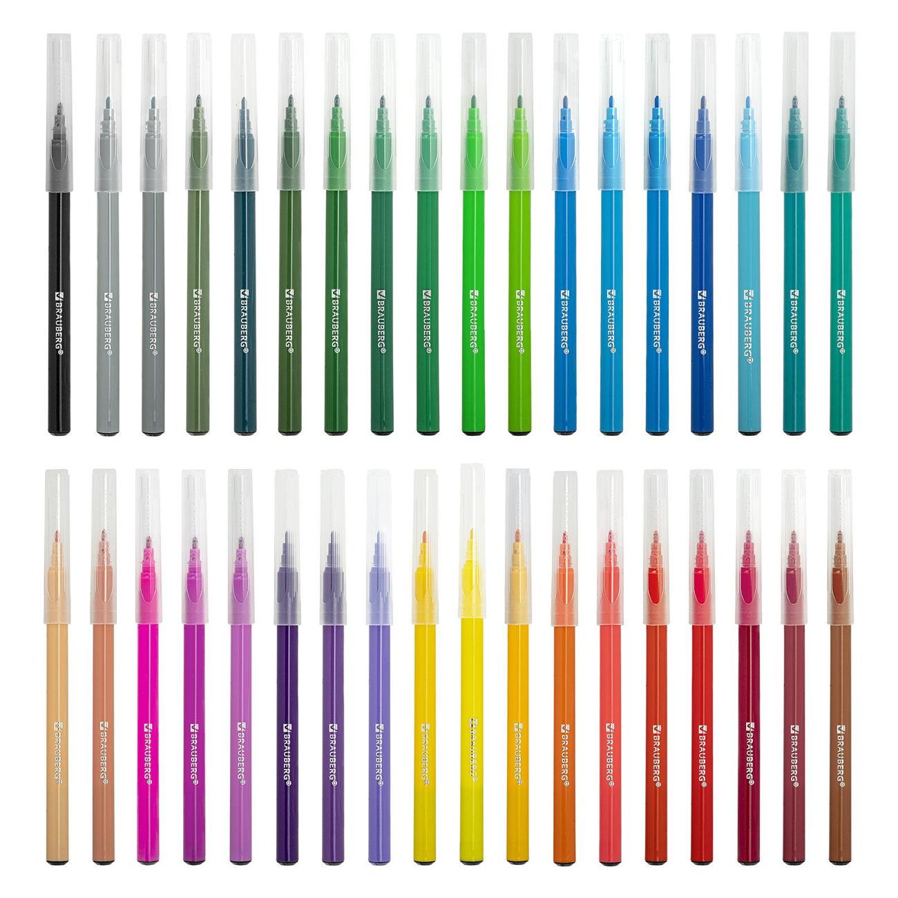 Фломастер Brauberg PREMIUM 36цв 152505