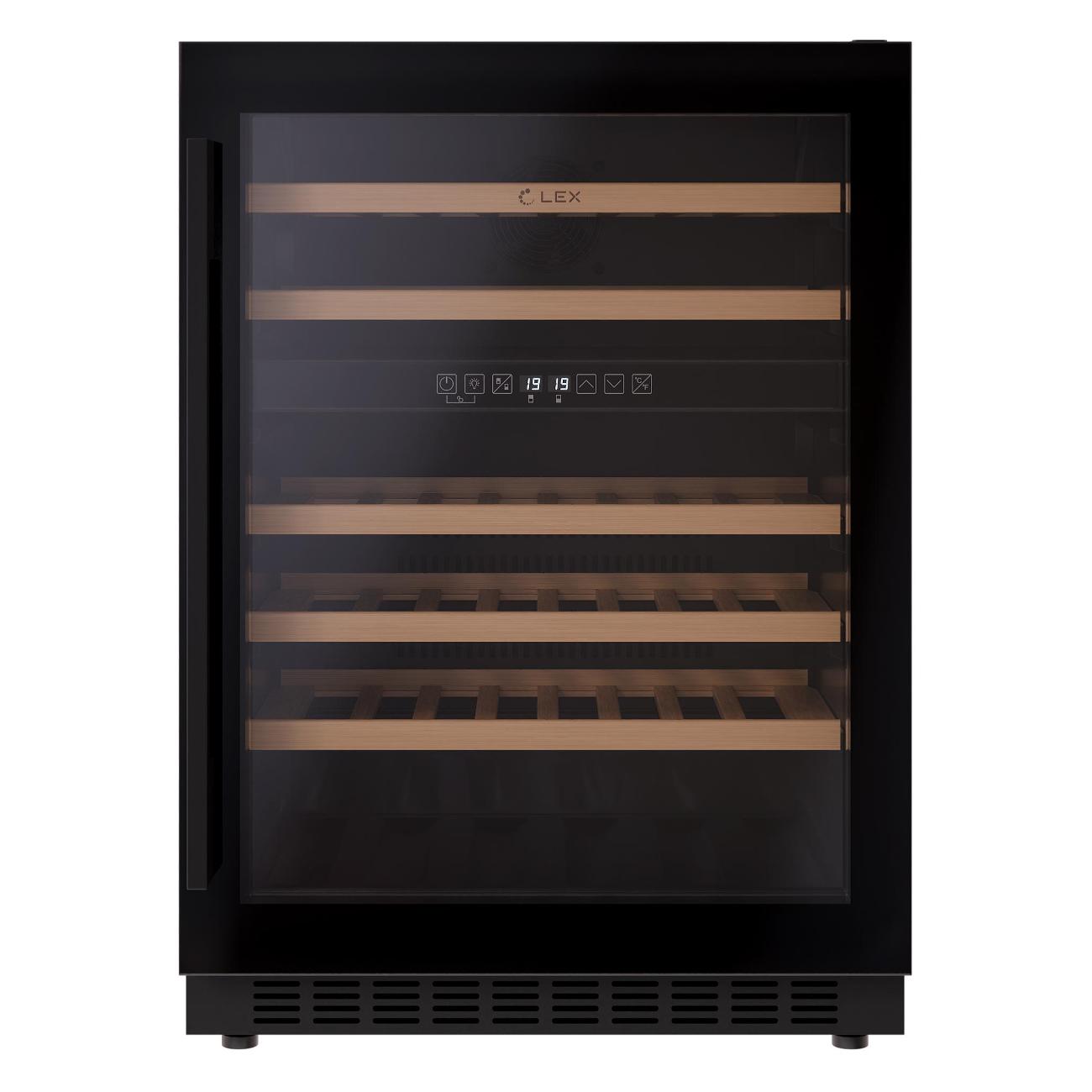 Винный шкаф LEX LWD6046BL dual zone