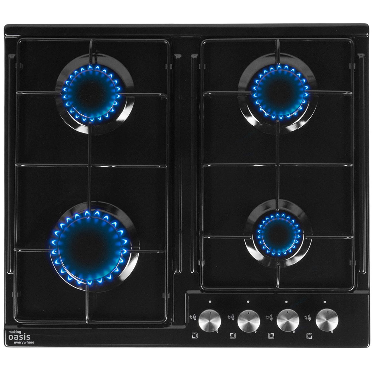 Встраиваемая газовая панель независимая Oasis P-MEB