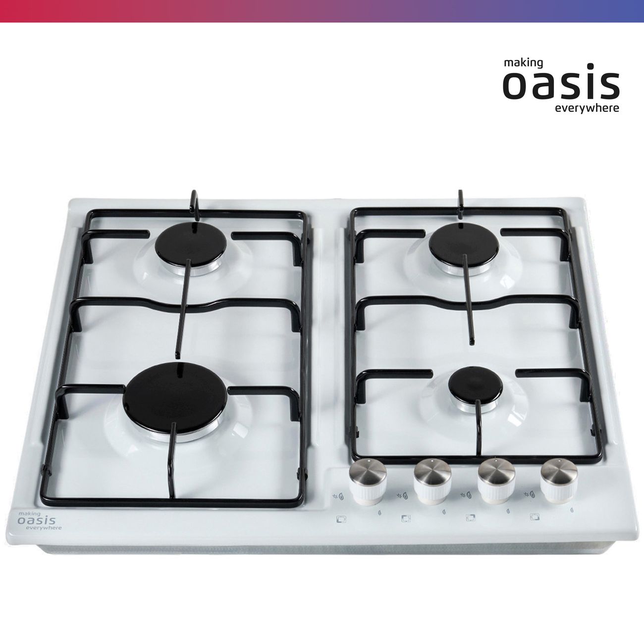 Встраиваемая газовая панель независимая Oasis P-MEW