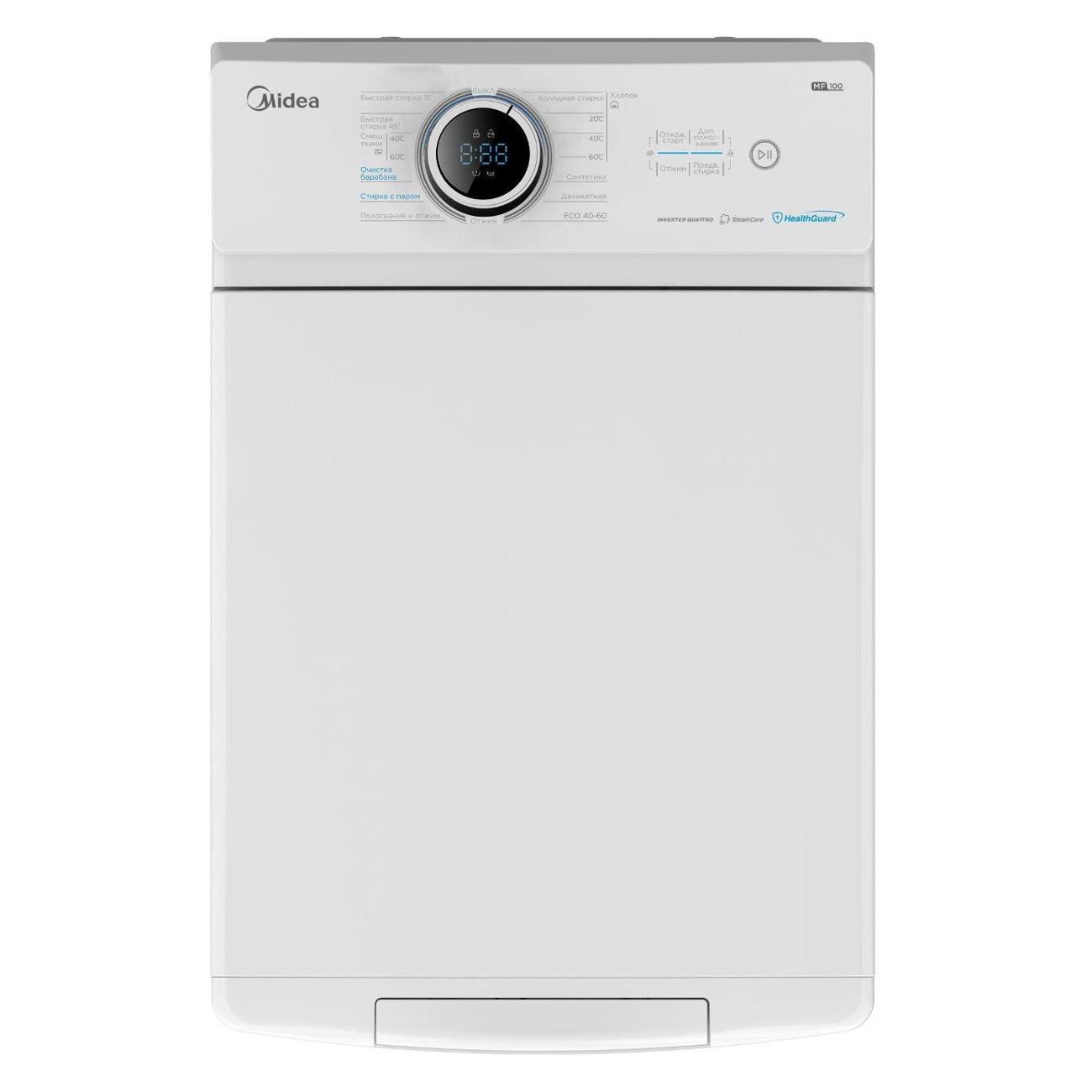 Стиральная машина с вертикальной загрузкой Midea MF100T80BS/W-RU