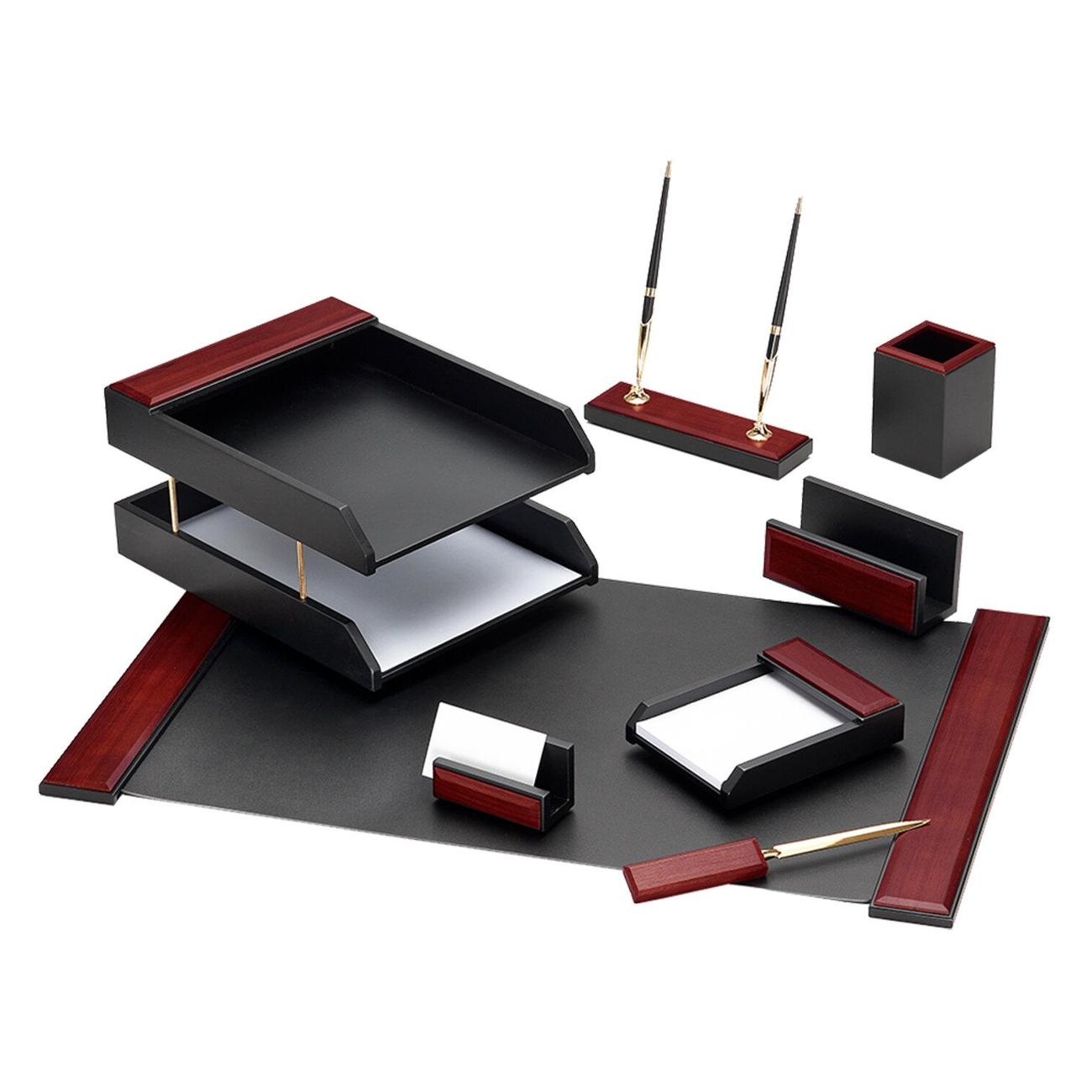 Набор настольный Galant "Sirius" из дерева, 8 предметов, красное дерево 238162