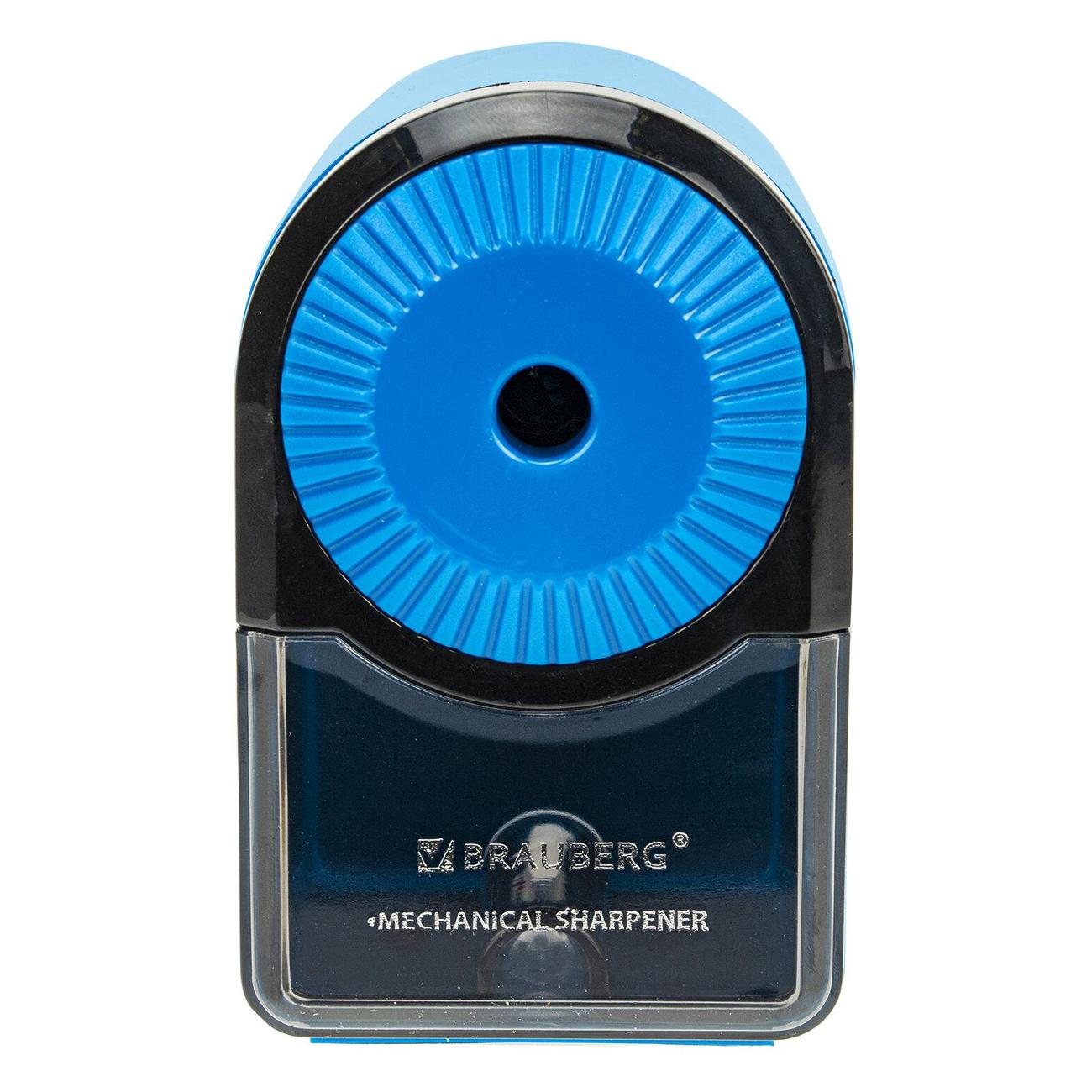 Точилка механическая Brauberg ULTRA голубая 271342