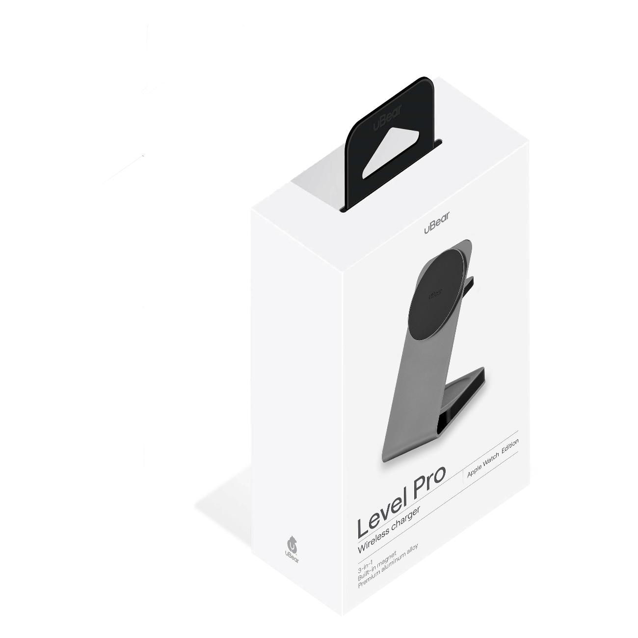 Беспроводное зарядное устройство uBear Level Pro 3in1 Apple Watch Gray