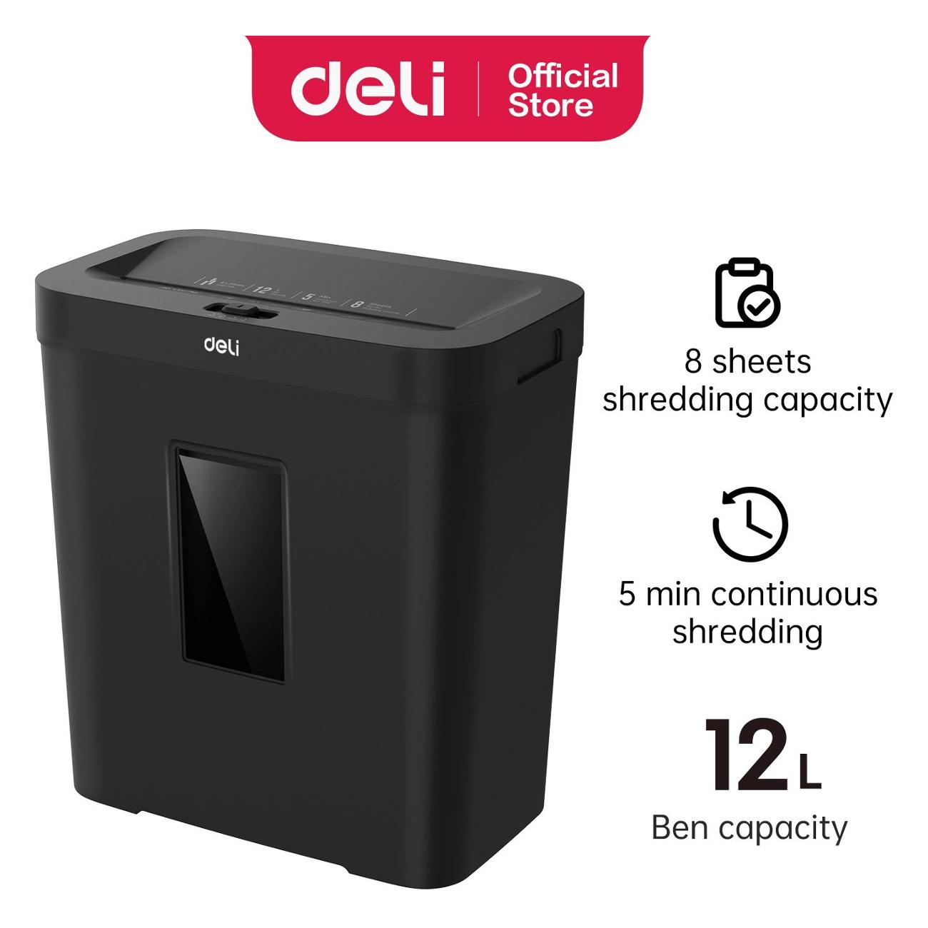 Шредер DELI ET022