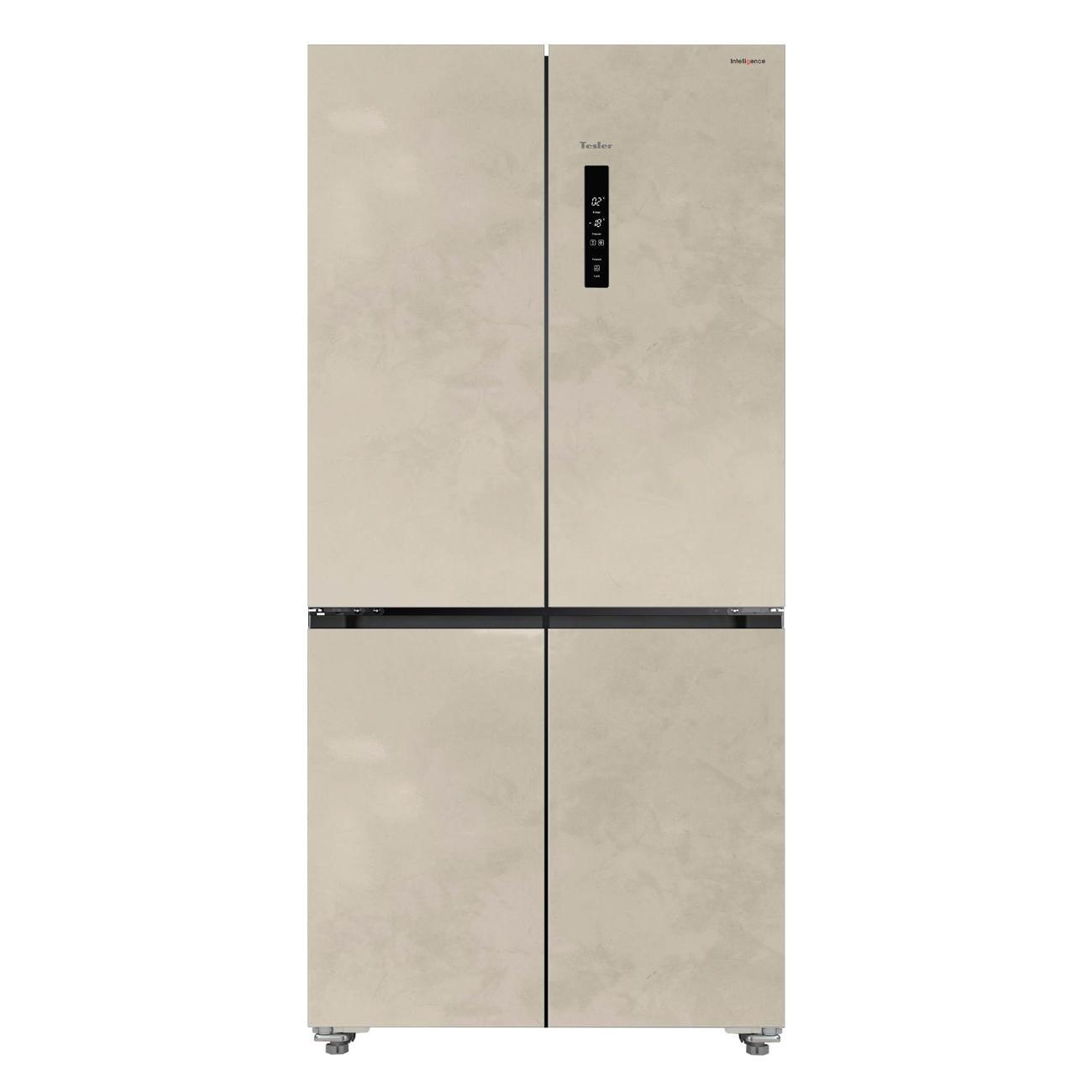 Холодильник Tesler CD-547BI Marble Beige фото