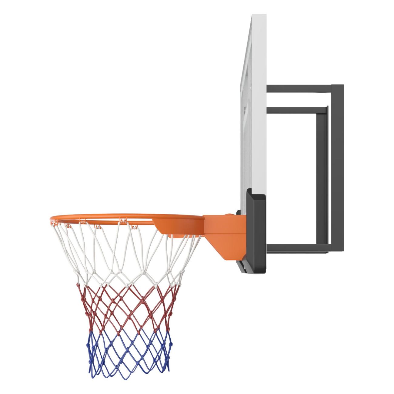 Баскетбольный щит из поликарбоната UNIX line размер щита 140х80 см (50"x32"), диаметр кольца R45