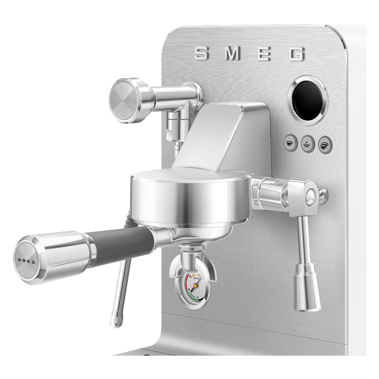 Кофеварка рожкового типа Smeg EMC02WHMEU