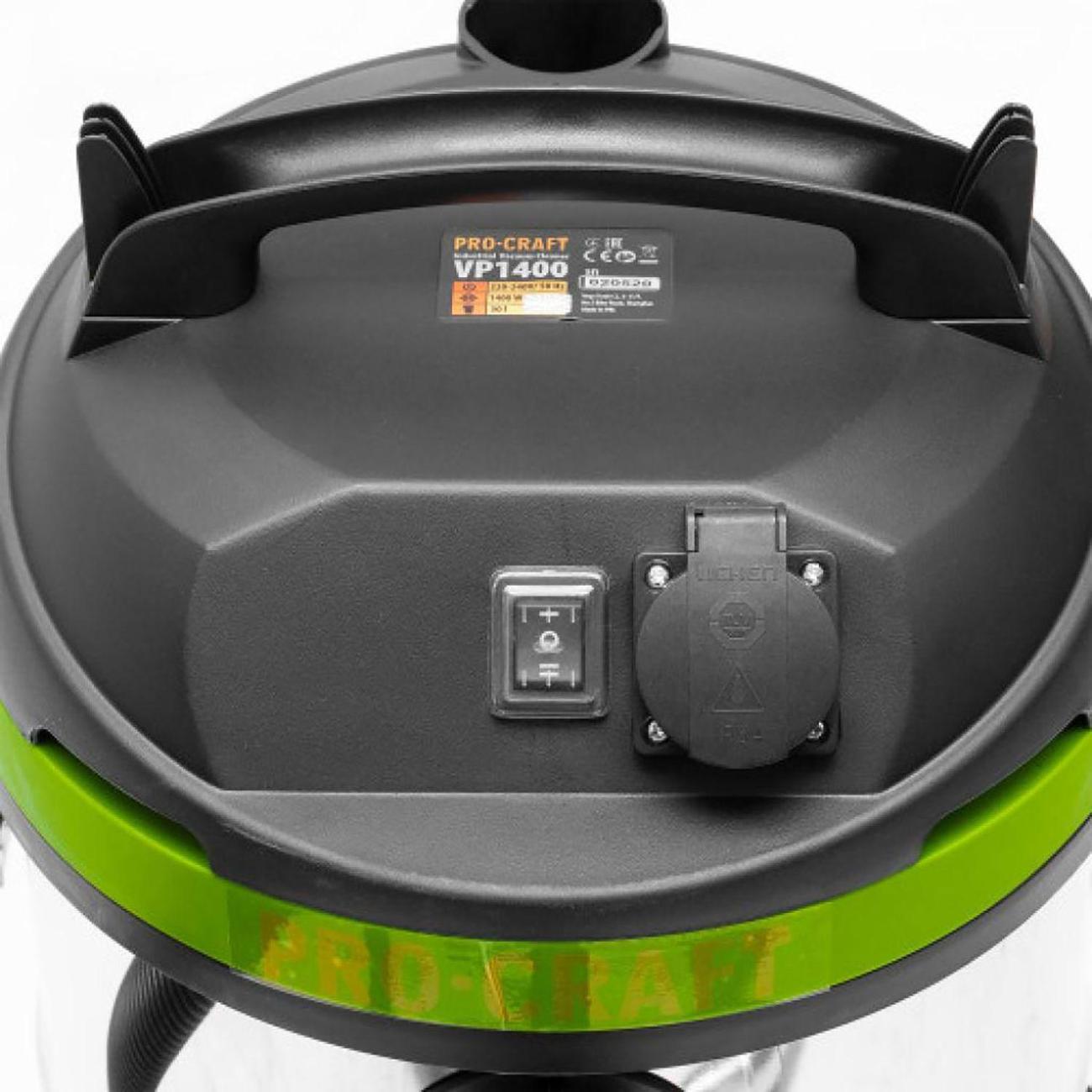 Пылесос строительный Procraft VP1400
