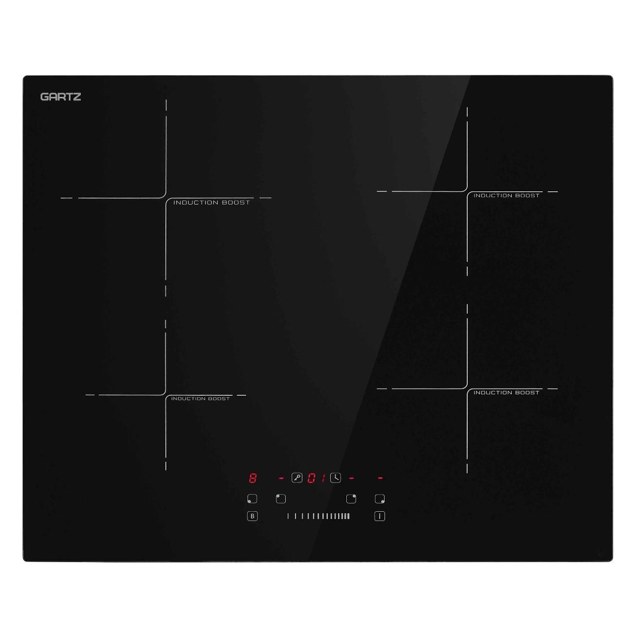 Встраиваемая индукционная панель независимая GARTZ HIT610B фото