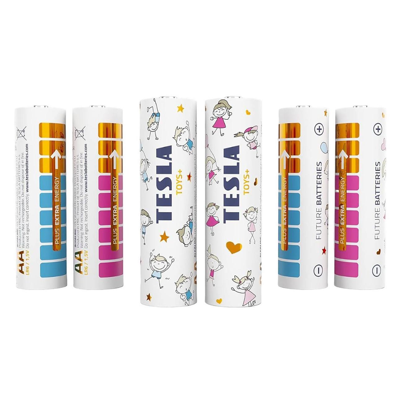 Батарейка алкалиновая (щелочная) Tesla AA TOYS BOY 140102