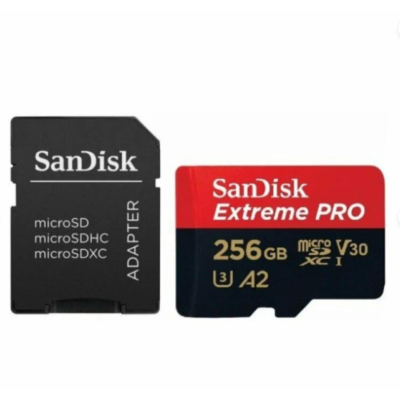 Карта памяти SanDisk Extreme PRO 256GB