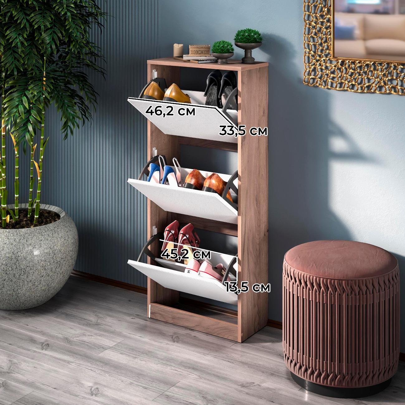 Обувница Трия Рио 263904 исп 2 холст белый