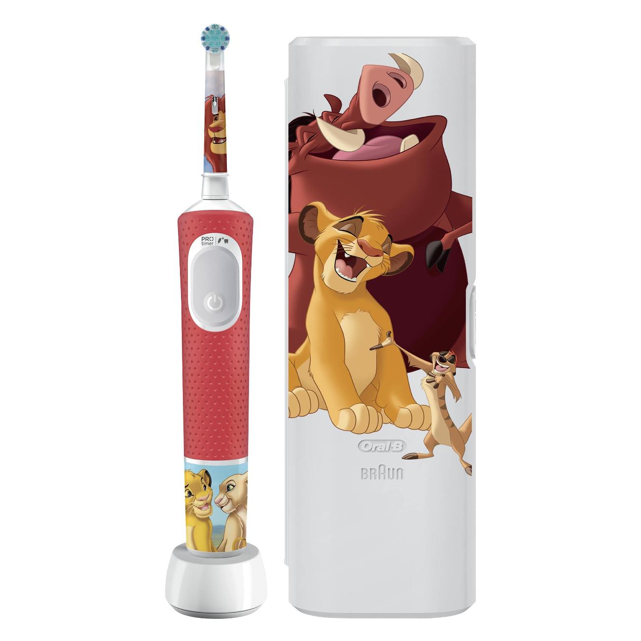 Электрическая зубная щетка Oral-B Vitality Kids Pro D103 King Lion фото