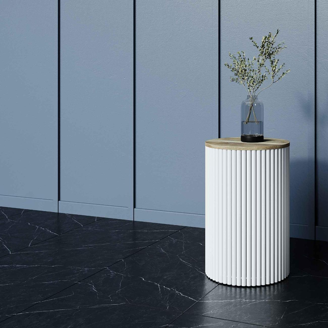 Столик журнальный GENGLASS TRUBIS Wood S GGT-03-3-1-S-40