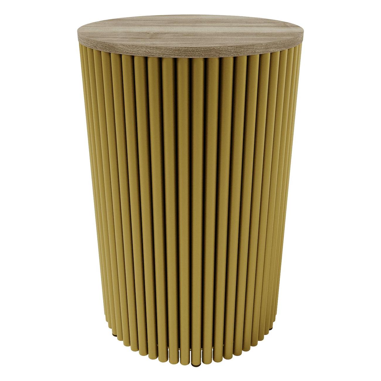 Столик журнальный GENGLASS TRUBIS Wood S GGT-03-1-1-S-40