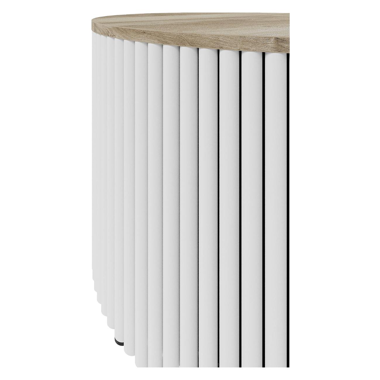 Столик журнальный GENGLASS TRUBIS Wood M GGT-03-3-1-M-60